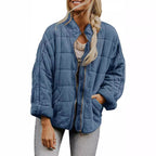 Ainsley | Womens Stand Collar Padded Winter Puffer Jacket