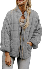 Ainsley | Womens Stand Collar Padded Winter Puffer Jacket