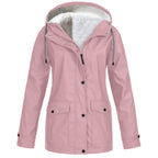 Alden | Waterproof Fleece Lined Hooded Winter Rain Work Soft Shell Jacket - 4