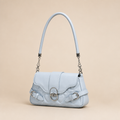 Alexis | Womens Small Baguette Shoulder Bag Underarm Purse Handbag, Blue