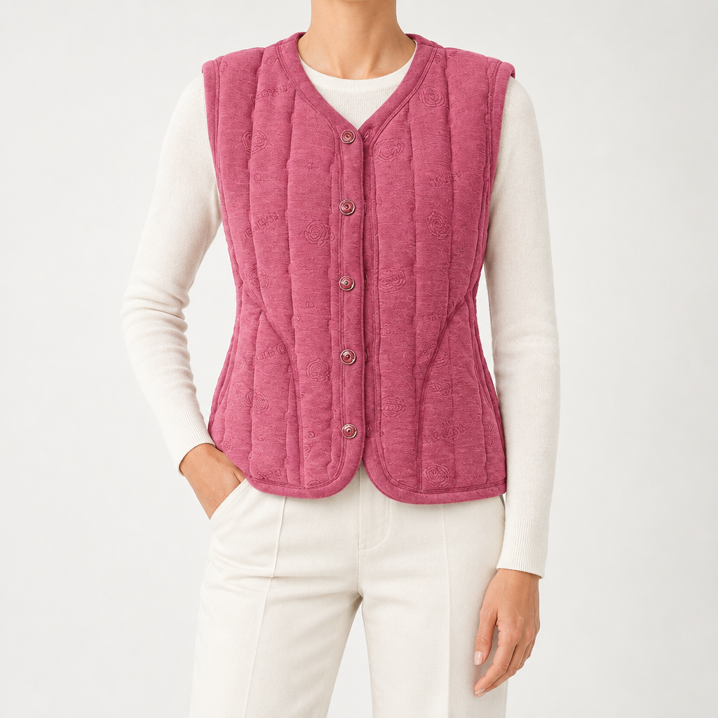Alina | Womens Wool Thermal Base Layer Warm Sleeveless Undershirt Vest