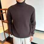 Alistair | Mens Turtleneck Knitted Jumper Business Base Layer - 3
