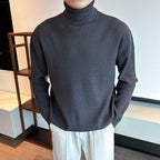 Alistair | Mens Turtleneck Knitted Jumper Business Base Layer - 4