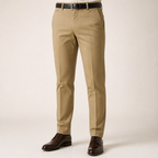 Ambrose | Mens Stretch Non Iron Dress Pants, Khaki