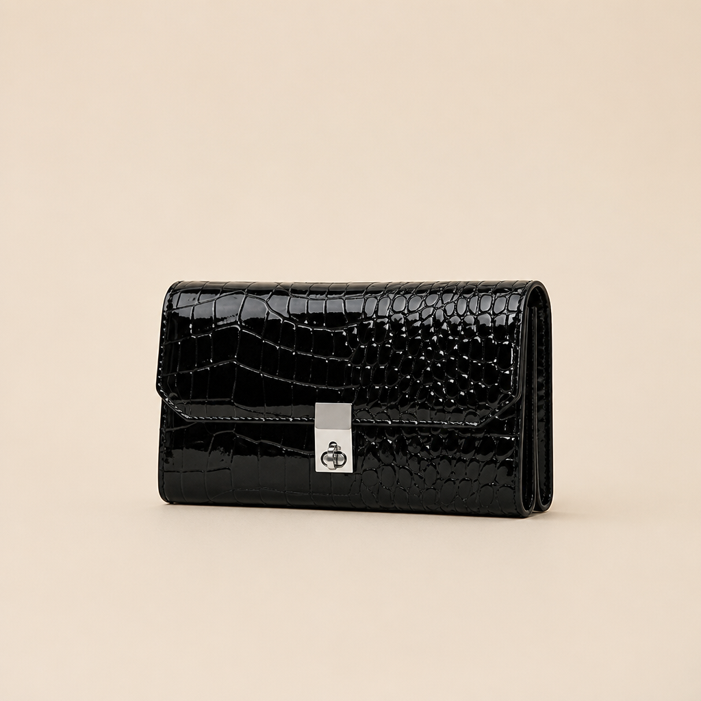 Amelia | Womens Crossbody Bag Casual Shoulder Purse Handbag, Black
