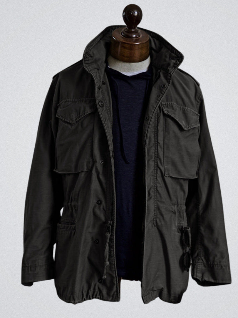Andy | Mens M65 Field Jacket Multi Pocket Utility Military Style Coat