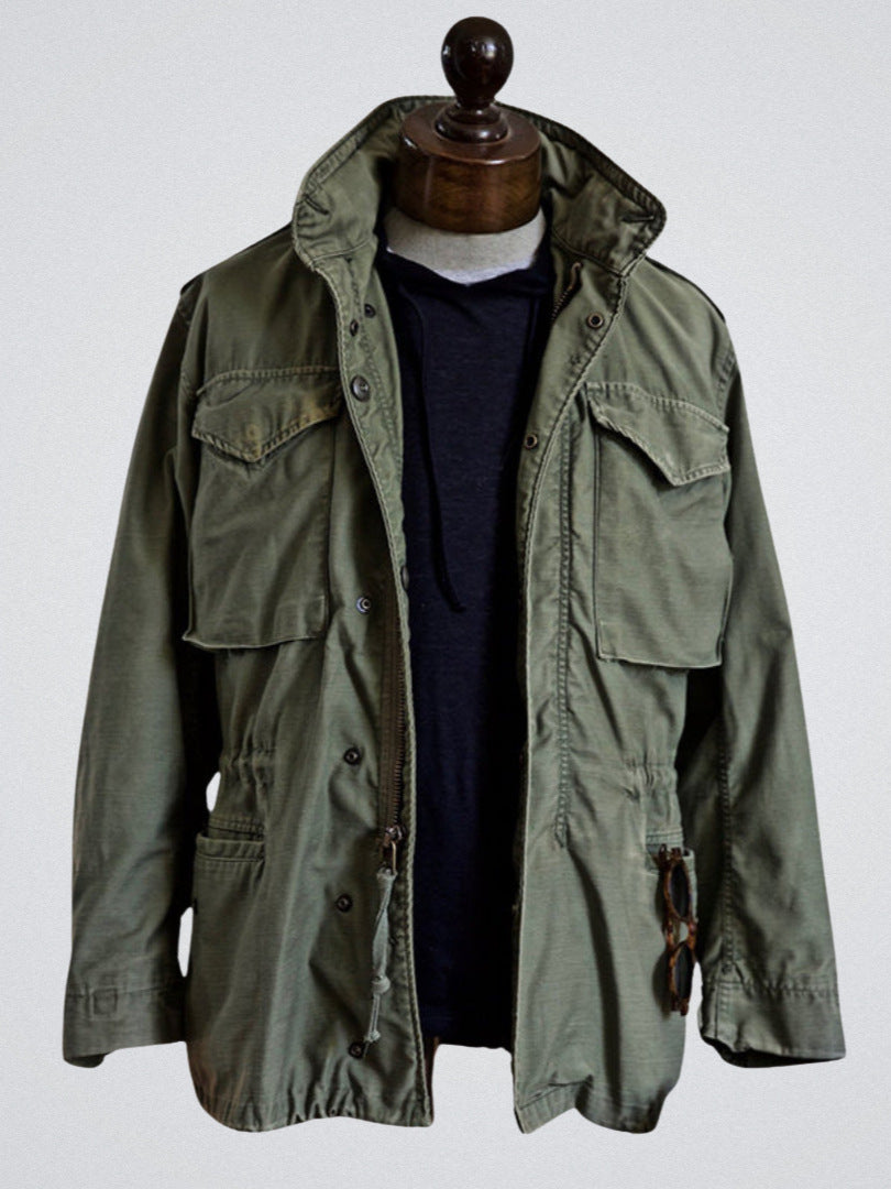 Andy | Mens M65 Field Jacket Multi Pocket Utility Military Style Coat