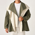 Anna | Womens Windbreaker Jacket Hooded Zip Lightweight Loose Coat, Multi