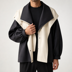Anna | Womens Windbreaker Jacket Hooded Zip Lightweight Loose Coat, Black