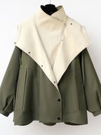 Anna | Womens Windbreaker Jacket Hooded Zip Lightweight Loose Coat