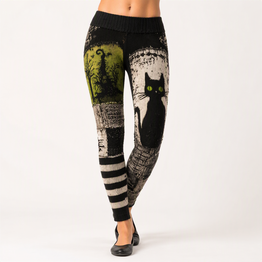 Annalise | Womens High Waisted Leggings Yoga Pants Printed Gym Workout Tights, Design 11