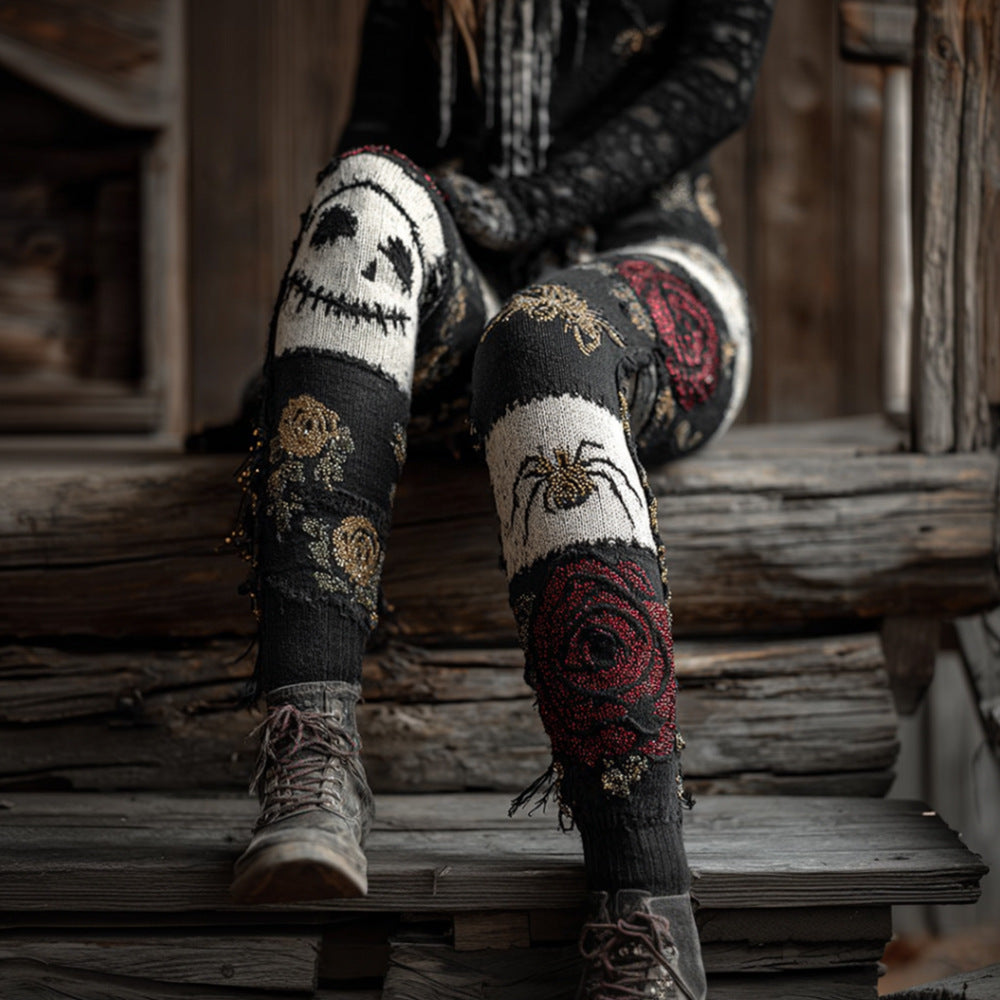 Annalise | Womens High Waisted Leggings Yoga Pants Printed Gym Workout Tights