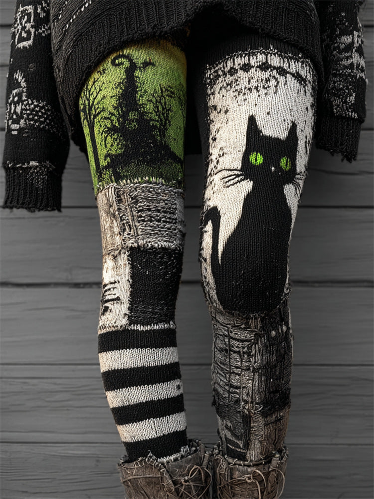 Annalise | Womens High Waisted Leggings Yoga Pants Printed Gym Workout Tights