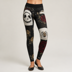 Annalise | Womens High Waisted Leggings Yoga Pants Printed Gym Workout Tights, Design 7