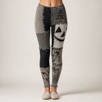 Annalise | Womens High Waisted Leggings Yoga Pants Printed Gym Workout Tights, Design 3