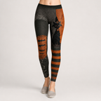 Annalise | Womens High Waisted Leggings Yoga Pants Printed Gym Workout Tights, Design 4