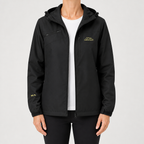 Anne | Womens Waterproof Windproof Rain Jacket, Black