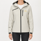 Anne | Womens Waterproof Windproof Rain Jacket, Cream