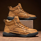 Anthony | Mens Lace Up Ankle Boots High Top Casual Winter Footwear