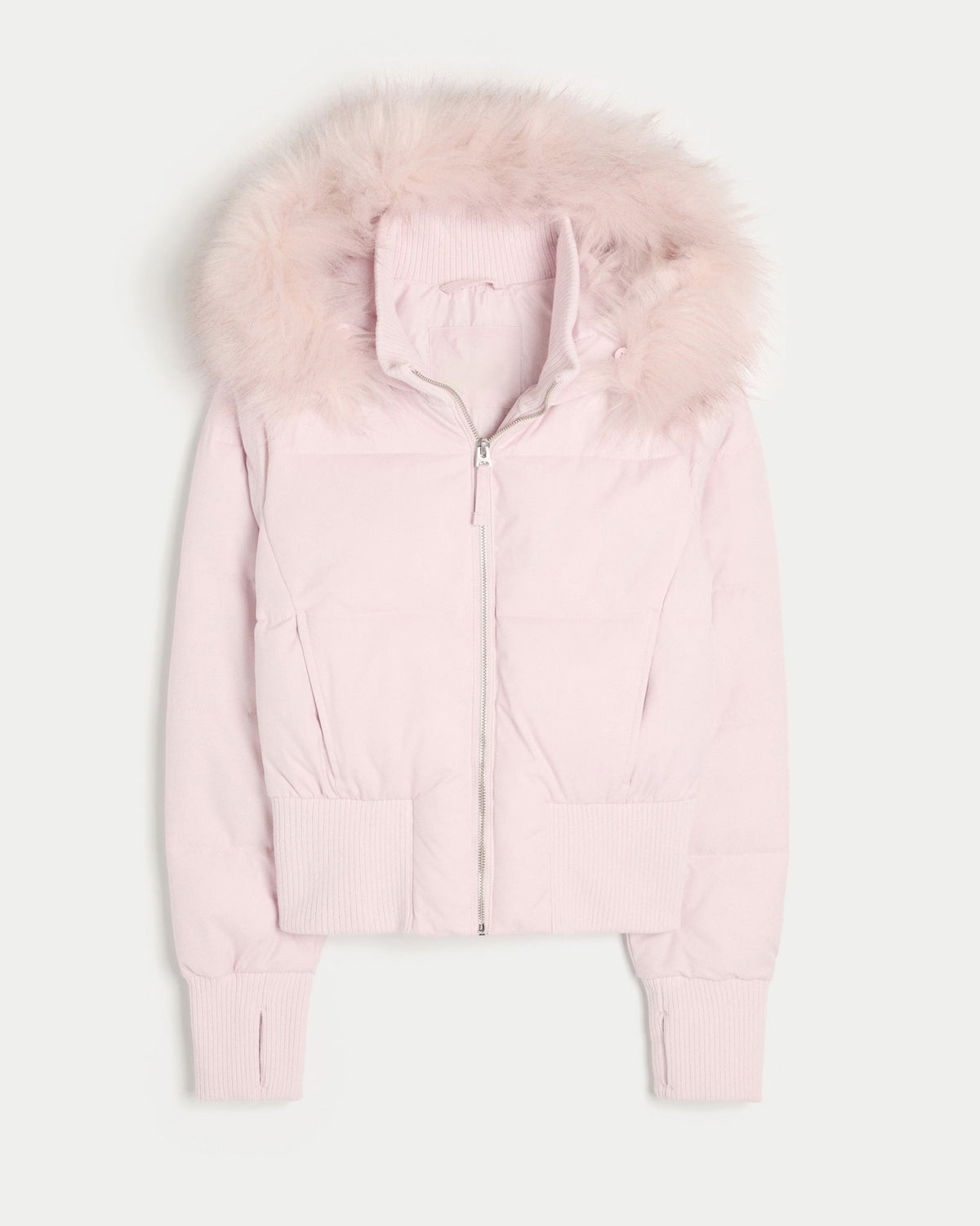 Aria | Womens Hooded Fur Collar Padded Puffer Jacket