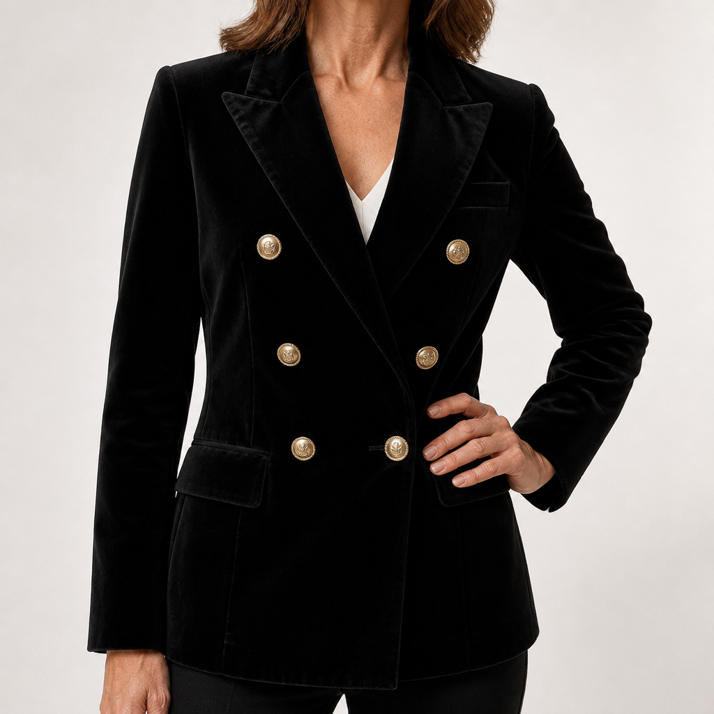 Aria | Womens Hooded Fur Collar Padded Puffer Jacket, Black