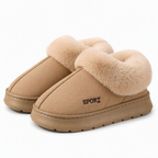 Ariana | Womens Fluffy Fuzzy Memory Foam Warm Winter Indoor House Slippers Shoes