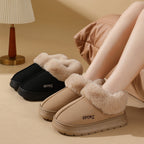 Ariana | Womens Fluffy Fuzzy Memory Foam Warm Winter Indoor House Slippers Shoes