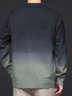 Asher | Mens Gradient Knit Cardigan Sweater Warm Coat