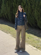 Ashlee | Womens Vintage Washed Denim Jacket