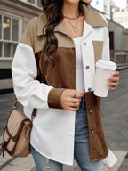 Ashley | Womens Stand Collar Shirt Loose Fashion Blouse
