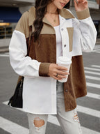 Ashley | Womens Stand Collar Shirt Loose Fashion Blouse
