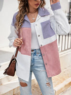 Ashley | Womens Stand Collar Shirt Loose Fashion Blouse