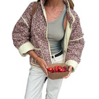 Audrina | Womens Lightweight Printed Padded Cotton Puffer Jacket