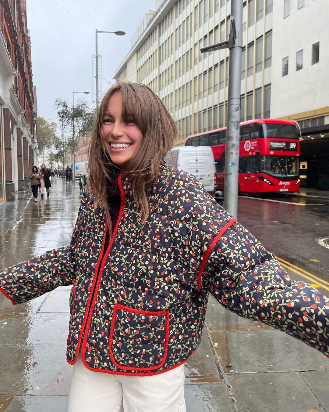 Audrina | Womens Lightweight Printed Padded Cotton Puffer Jacket