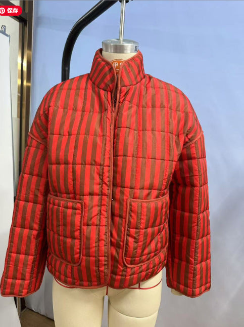 Audrina | Womens Lightweight Printed Padded Cotton Puffer Jacket