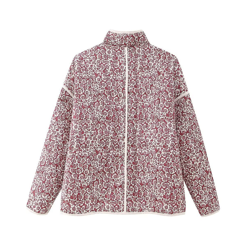 Audrina | Womens Lightweight Printed Padded Cotton Puffer Jacket