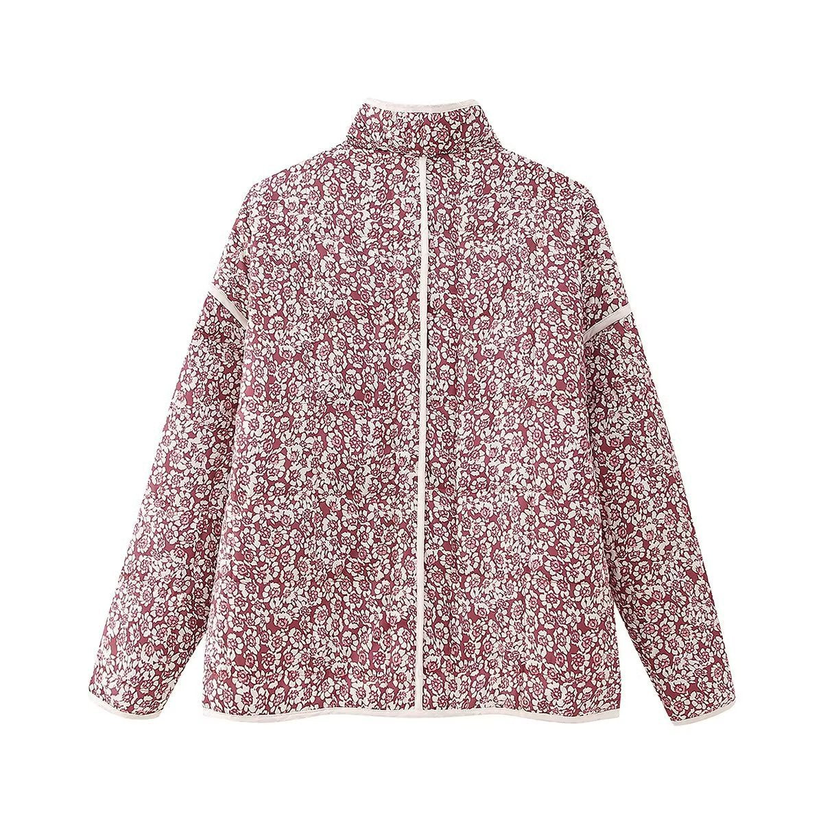 Audrina | Womens Lightweight Printed Padded Cotton Puffer Jacket