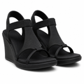 Bailey | Womens Comfortable Strappy Roman Wedge Heel Sandals