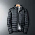 Barnaby | Mens Quilted Lightweight Puffer Jacket, Black