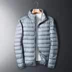Barnaby | Mens Quilted Lightweight Puffer Jacket, Grey