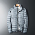 Barnaby | Mens Quilted Lightweight Puffer Jacket, Grey