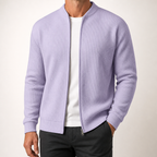 Barnaby | Mens Varsity Jacket Corduroy Baseball Bomber Casual Jacket, Light Purple