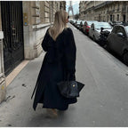 Beatrice | Womens Double Breasted Trench Long Coat - 2