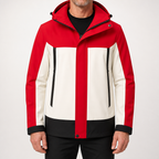 Beatrix | Mens Waterproof Jacket Windproof Hooded Lightweight Outdoor Work Coat, Design 2