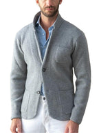 Bertram | Mens Casual Lapel Jacket, Grey