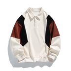 Bertram | Mens Colour Block Long Sleeve Polo Shirt Casual - 8
