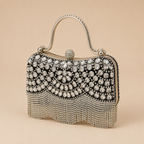 Beverly | Womens Clutch Purse Evening Dinner Party Handbag, Black