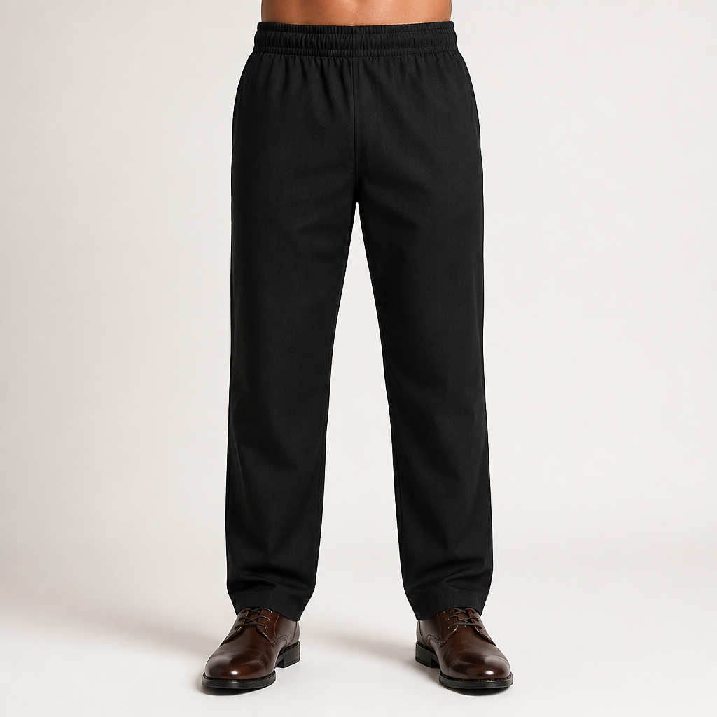 Bradley | Mens Waterproof Windproof Outdoor Hiking Rain Pants, Black