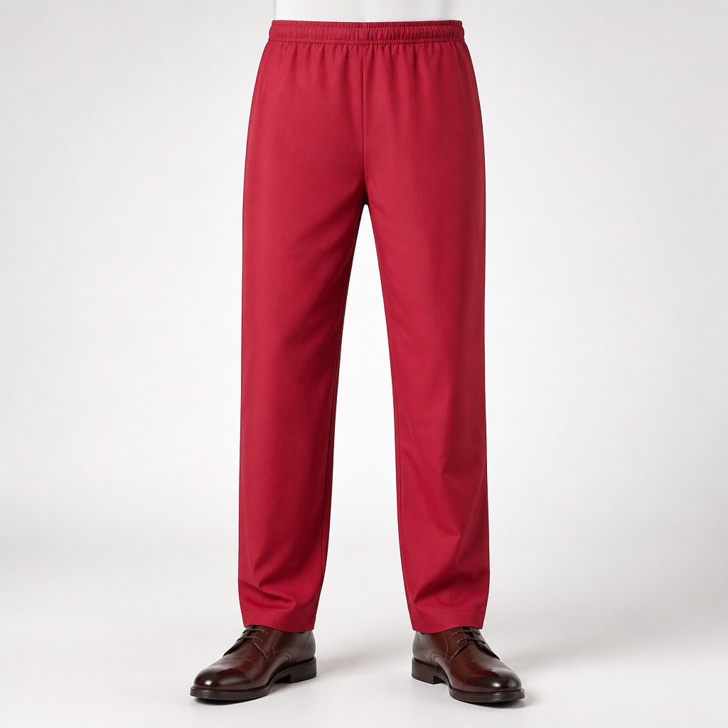 Bradley | Mens Waterproof Windproof Outdoor Hiking Rain Pants, Red