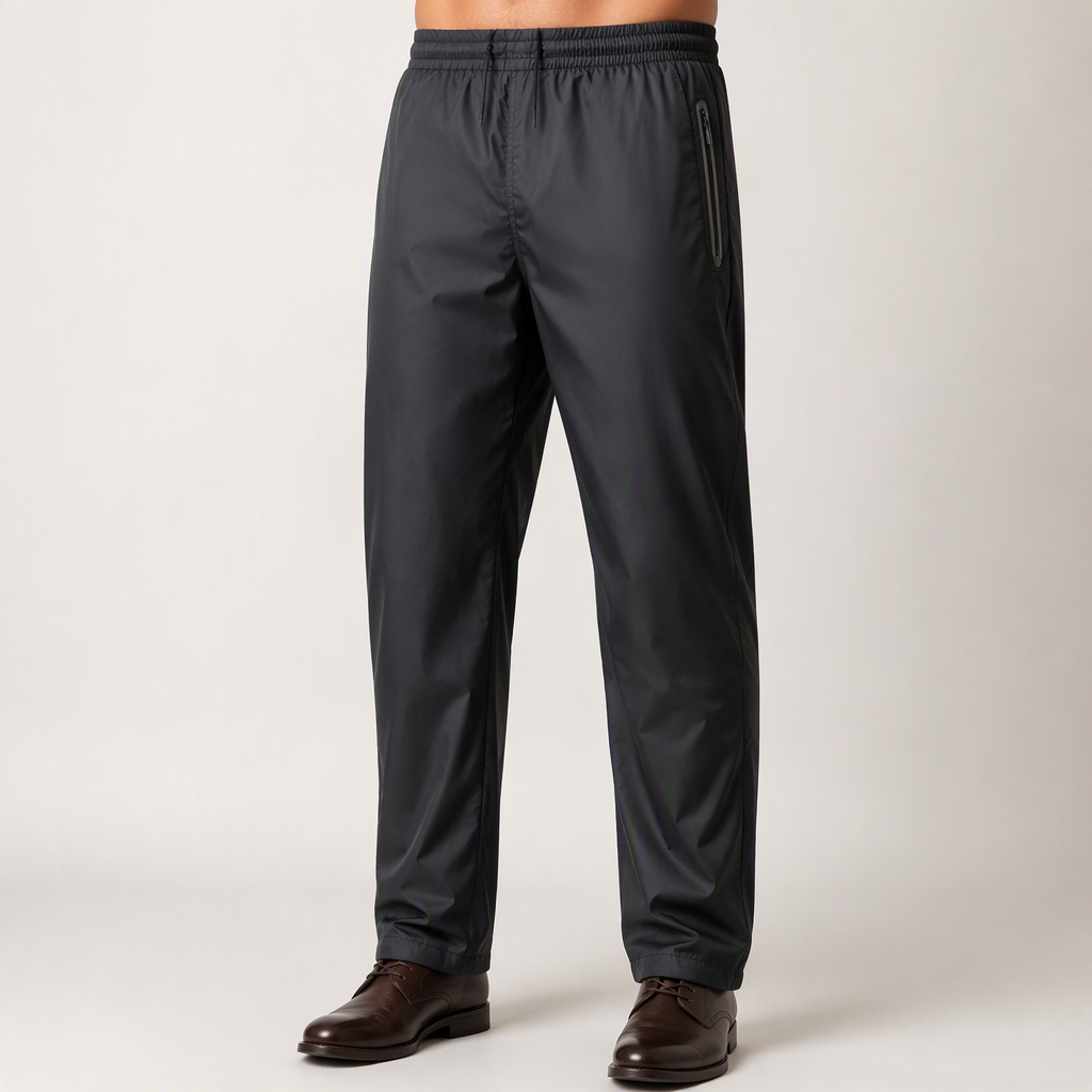 Bradley | Mens Waterproof Windproof Outdoor Hiking Rain Pants, Black 4